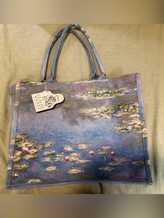 MET Museum Handbags - Claude Monet Water Lilies Canvas Tote Bag Museum MET Phillips Collection NWT